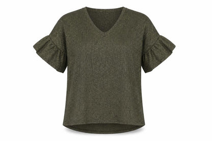 Womens UK Size M Soaked in Luxury Gold Basic Blouse
