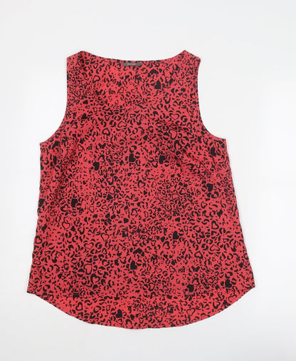 Womens UK Size 12 South Pink Basic Tank