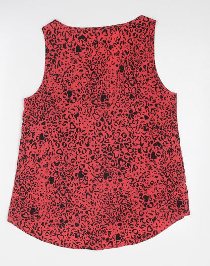 Womens UK Size 12 South Pink Basic Tank