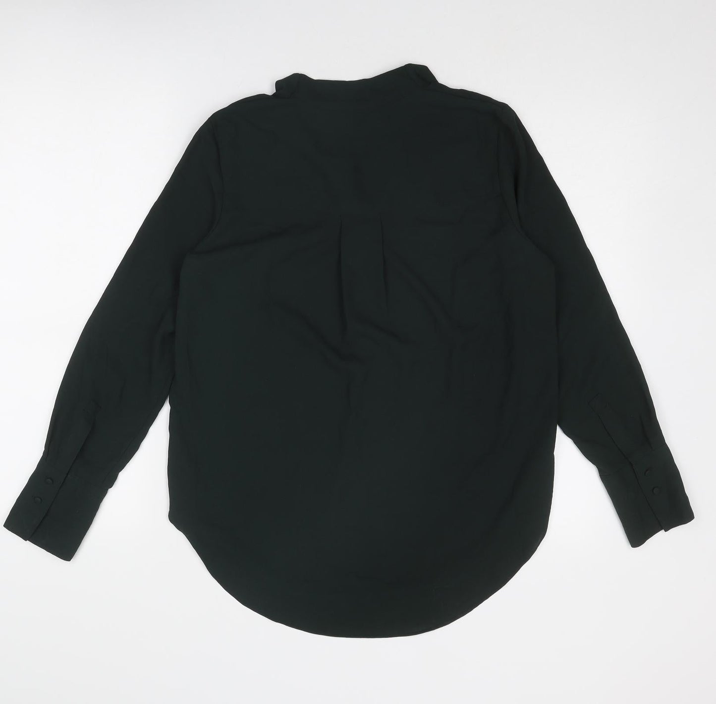 Womens UK Size 8 H&M Green Basic Blouse