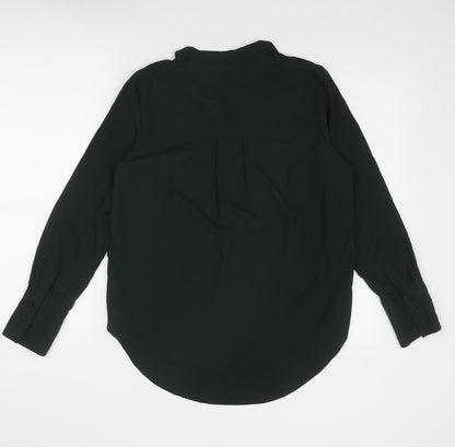 Womens UK Size 8 H&M Green Basic Blouse
