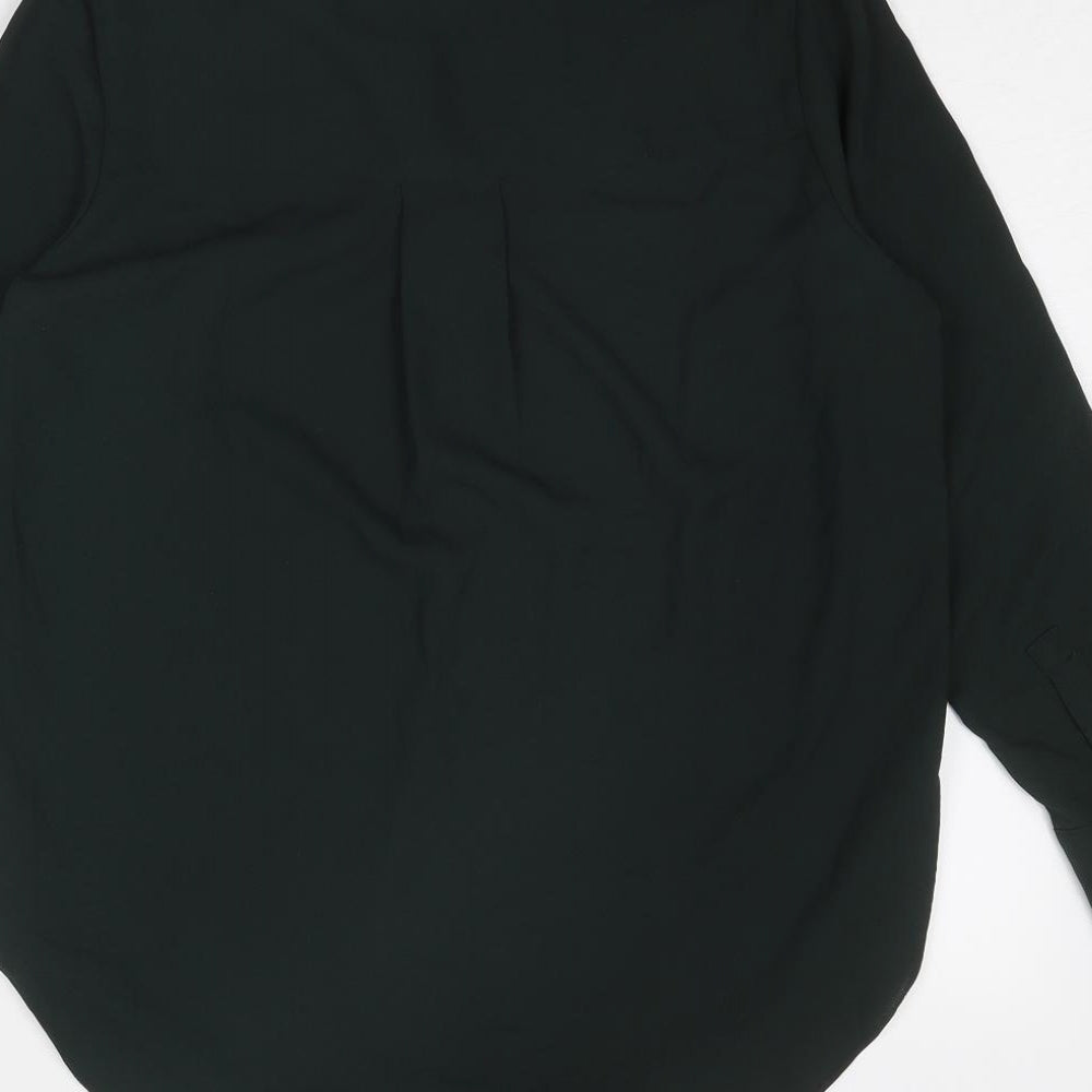 Womens UK Size 8 H&M Green Basic Blouse