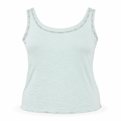 Womens UK Size 16 Monsoon Green Basic Tank