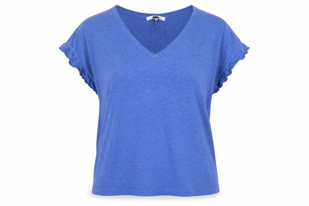 Womens UK Size L NEXT Blue Basic T-Shirt