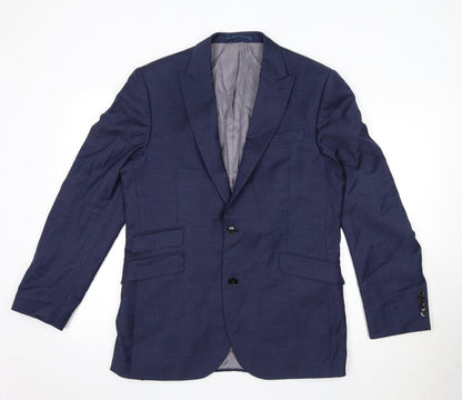 Mens UK Size 40 John Lewis Regular Blue Suit Jacket