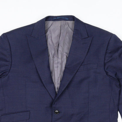 Mens UK Size 40 John Lewis Regular Blue Suit Jacket