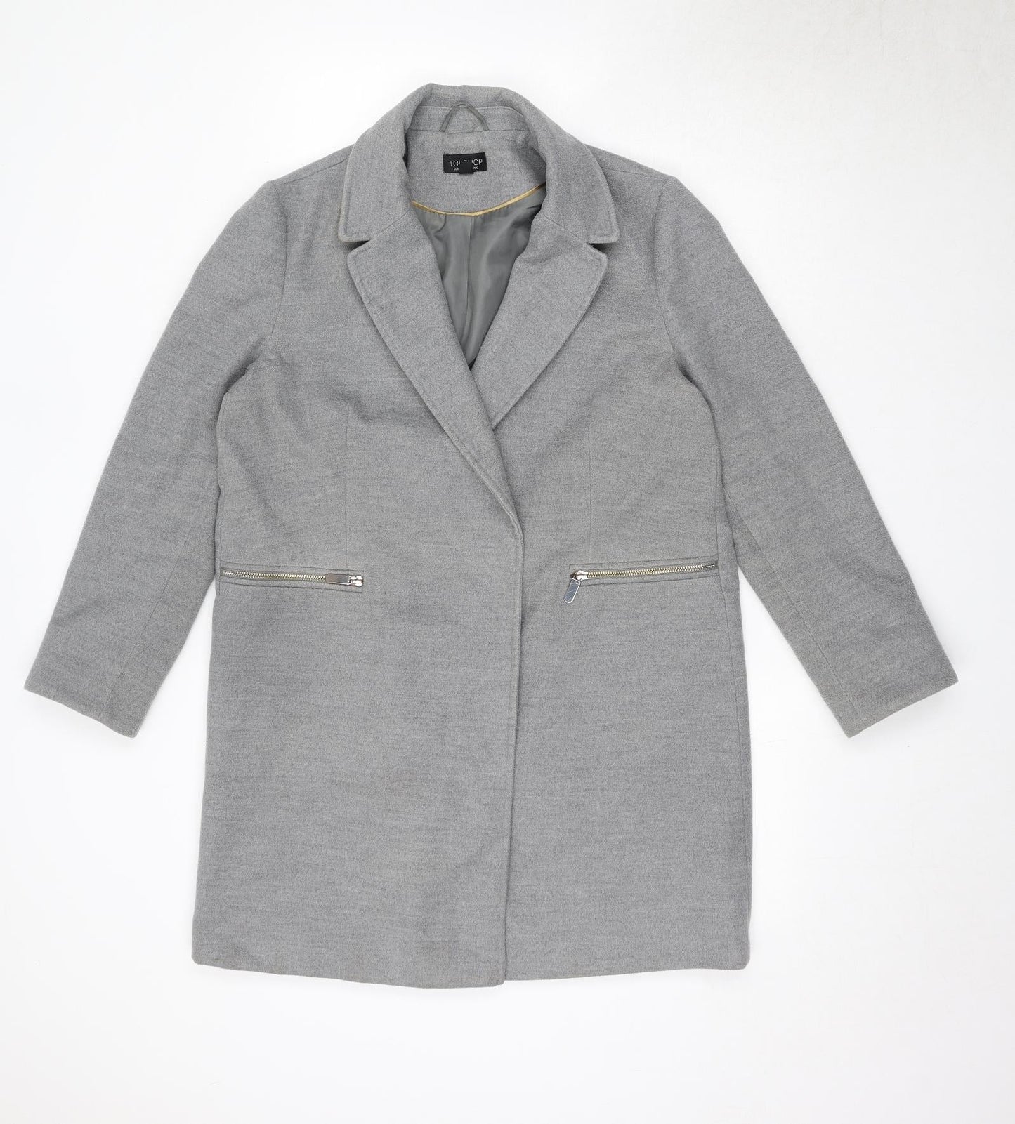 Womens UK Size 12 Topshop Grey Jacket