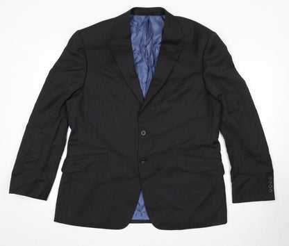 Mens UK Size 42 Marks and Spencer Regular Black Suit Jacket