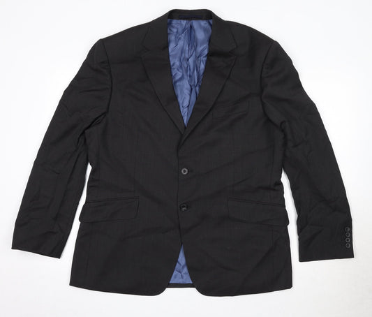 Mens UK Size 42 Marks and Spencer Regular Black Suit Jacket