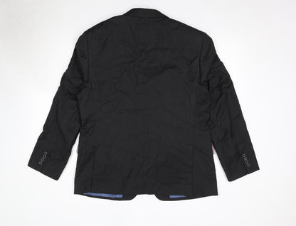 Mens UK Size 42 Marks and Spencer Regular Black Suit Jacket