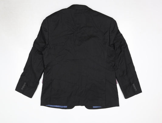 Mens UK Size 42 Marks and Spencer Regular Black Suit Jacket
