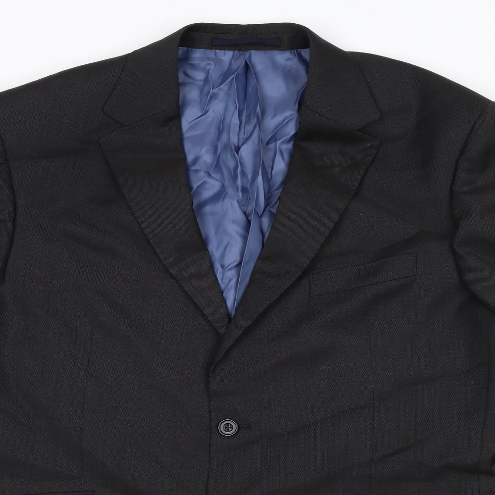 Mens UK Size 42 Marks and Spencer Regular Black Suit Jacket