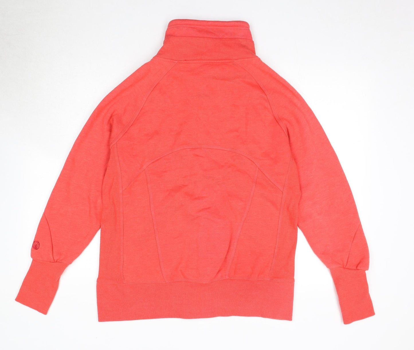 MONDETTA Womens Pink Cotton Full Zip Sweatshirt Size 14 Zip