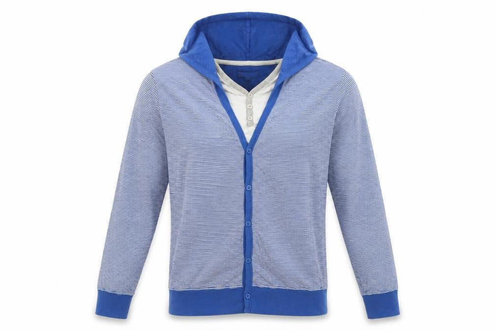 Mens UK Size L Blue Inc Blue Cardigan Jumper
