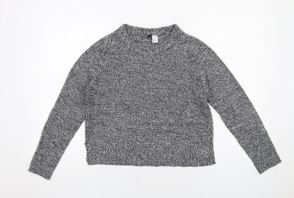 Womens UK Size S H&M Grey Pullover Jumper