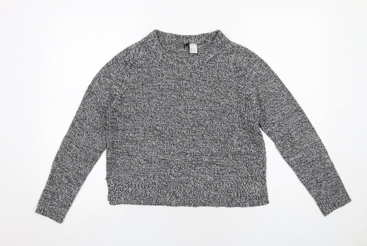 Womens UK Size S H&M Grey Pullover Jumper