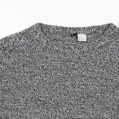 Womens UK Size S H&M Grey Pullover Jumper