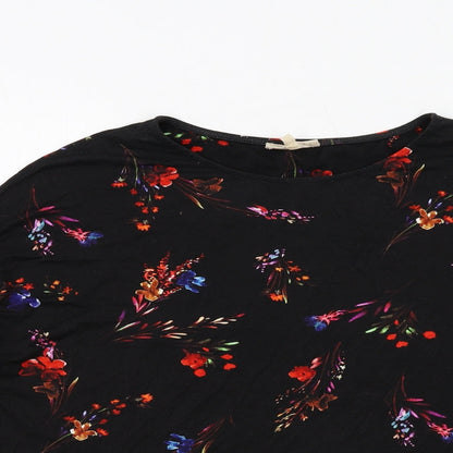 Womens UK Size 12 Phase Eight Black Basic Blouse
