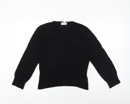Womens UK Size 12 Nightingales Black Pullover Jumper