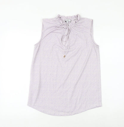 Womens UK Size 8 NEXT Purple Basic Tank