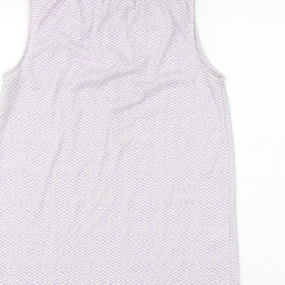 Womens UK Size 8 NEXT Purple Basic Tank