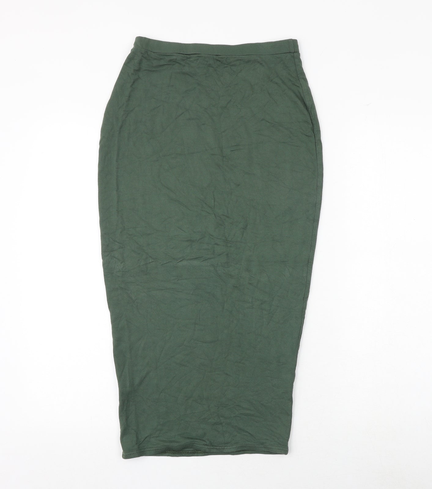 Missguided Womens Green Viscose Bandage Skirt Size 10