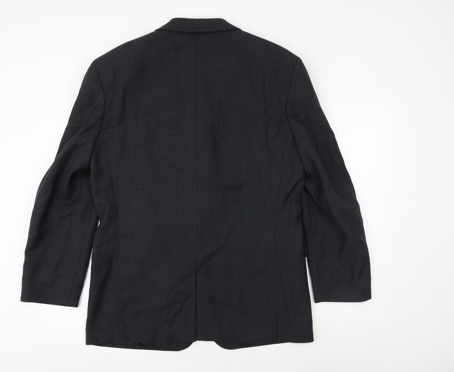 Obvious uomo Mens Grey Polyester Jacket Suit Jacket Size 42 Regular
