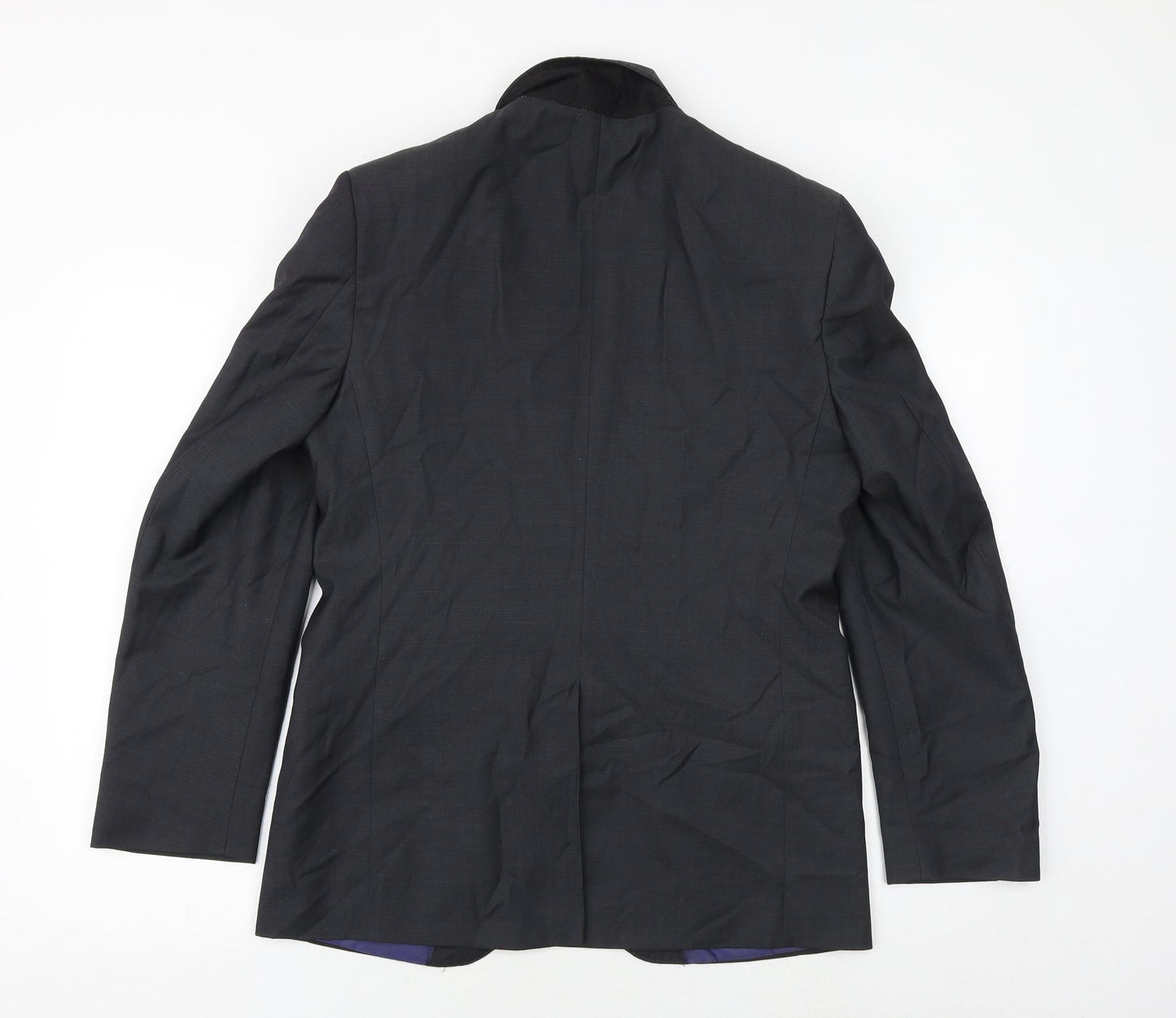 Autograph Mens Grey Wool Jacket Suit Jacket Size 38 Regular