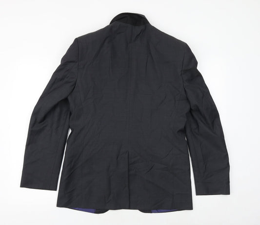 Autograph Mens Grey Wool Jacket Suit Jacket Size 38 Regular