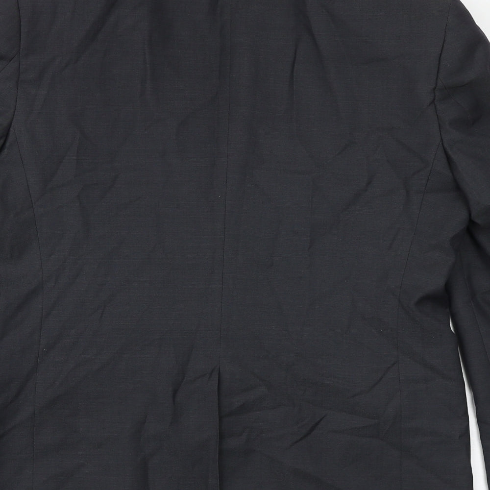 Autograph Mens Grey Wool Jacket Suit Jacket Size 38 Regular