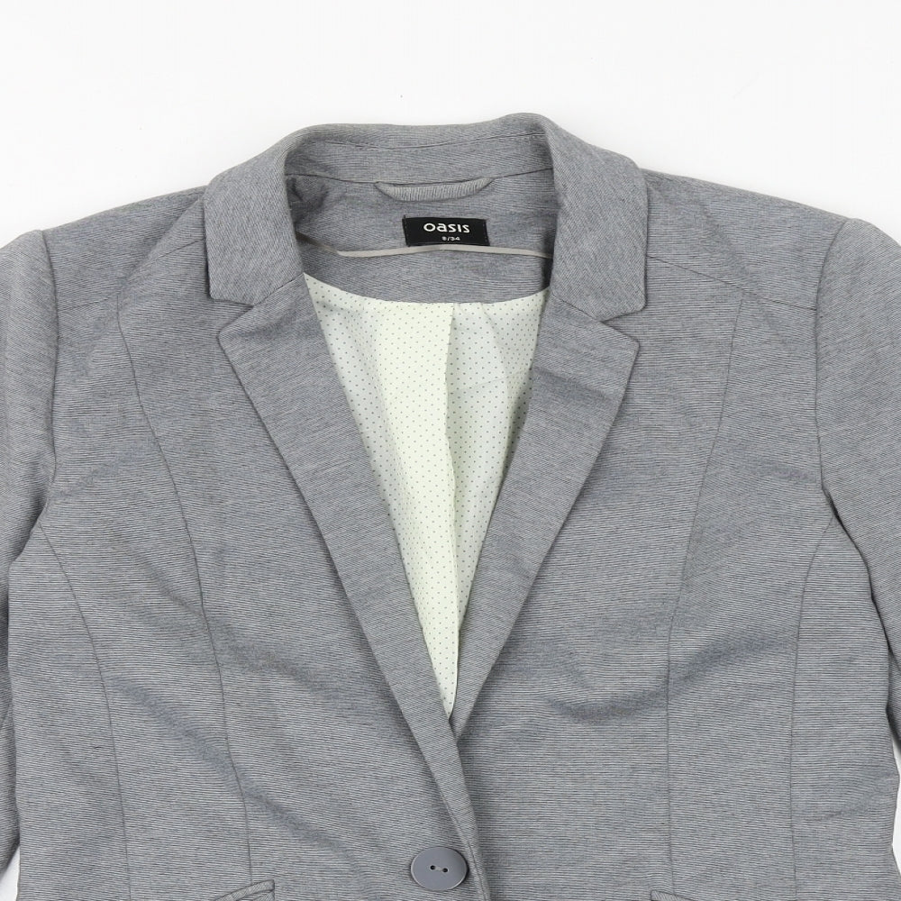 Womens UK Size 8 Oasis Grey Jacket