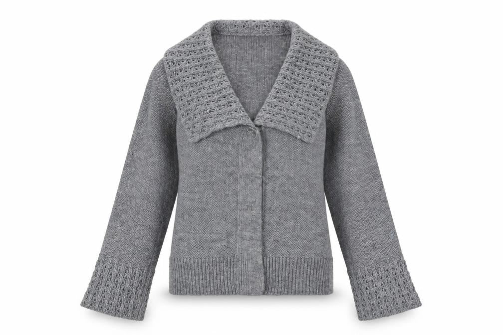Womens UK Size M Wallis Grey Cardigan Jumper