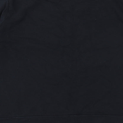 Threadbare Mens Black Cotton Pullover Sweatshirt Size L - Unisex Sleigh Bells Bling