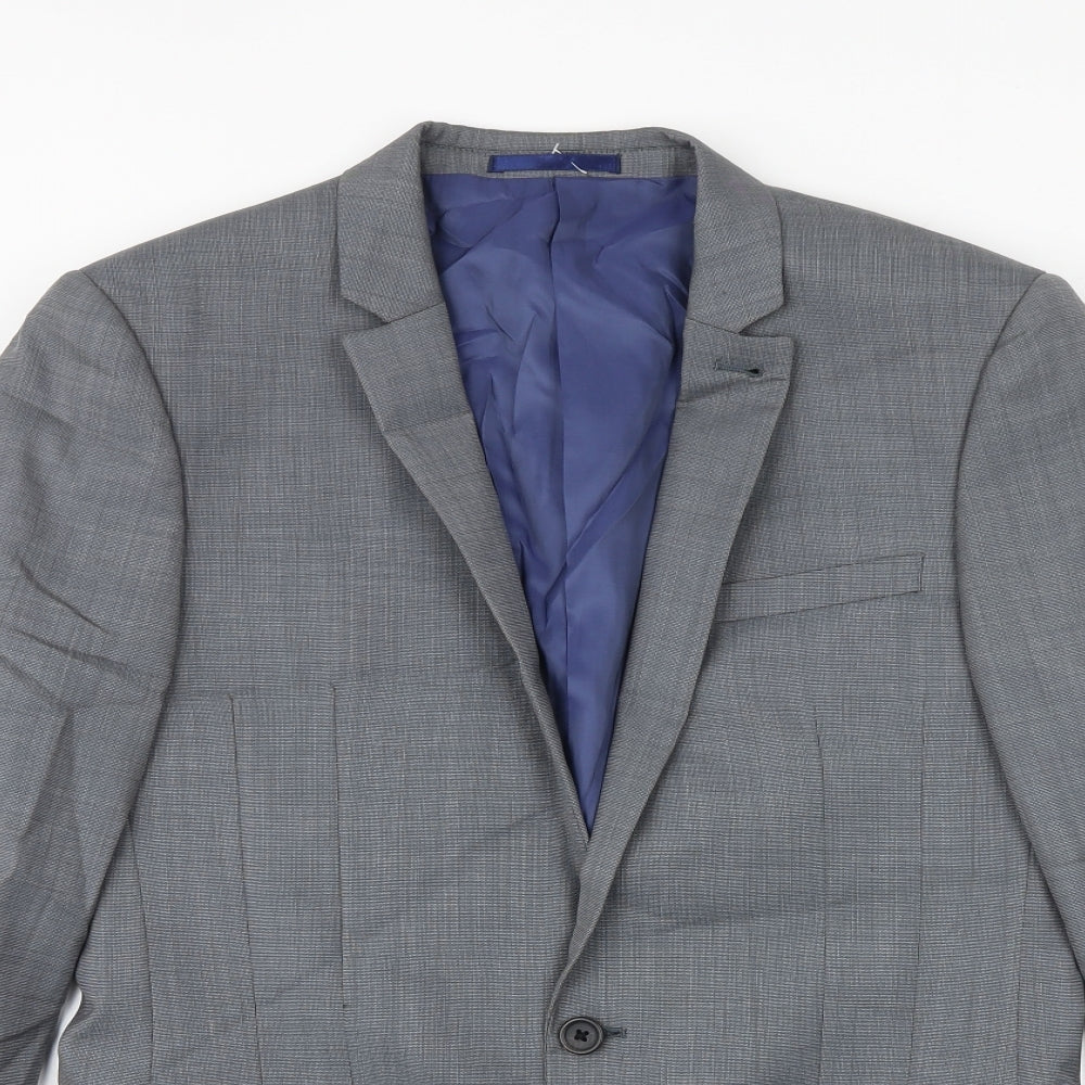 Mens UK Size 38 NEXT Regular Grey Suit Jacket