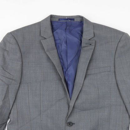 Mens UK Size 38 NEXT Regular Grey Suit Jacket