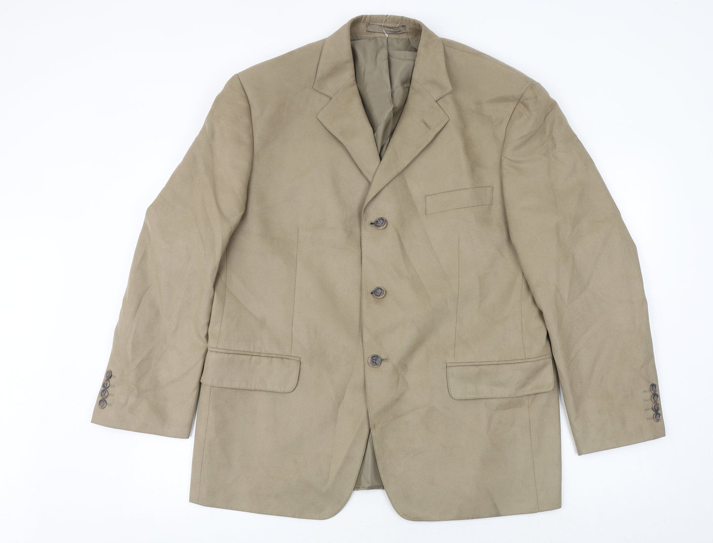 Mens UK Size 42 Marks and Spencer Regular Beige Suit Jacket