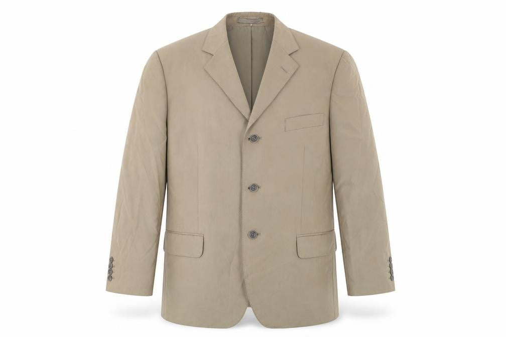 Mens UK Size 42 Marks and Spencer Regular Beige Suit Jacket