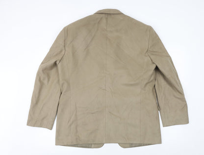 Mens UK Size 42 Marks and Spencer Regular Beige Suit Jacket