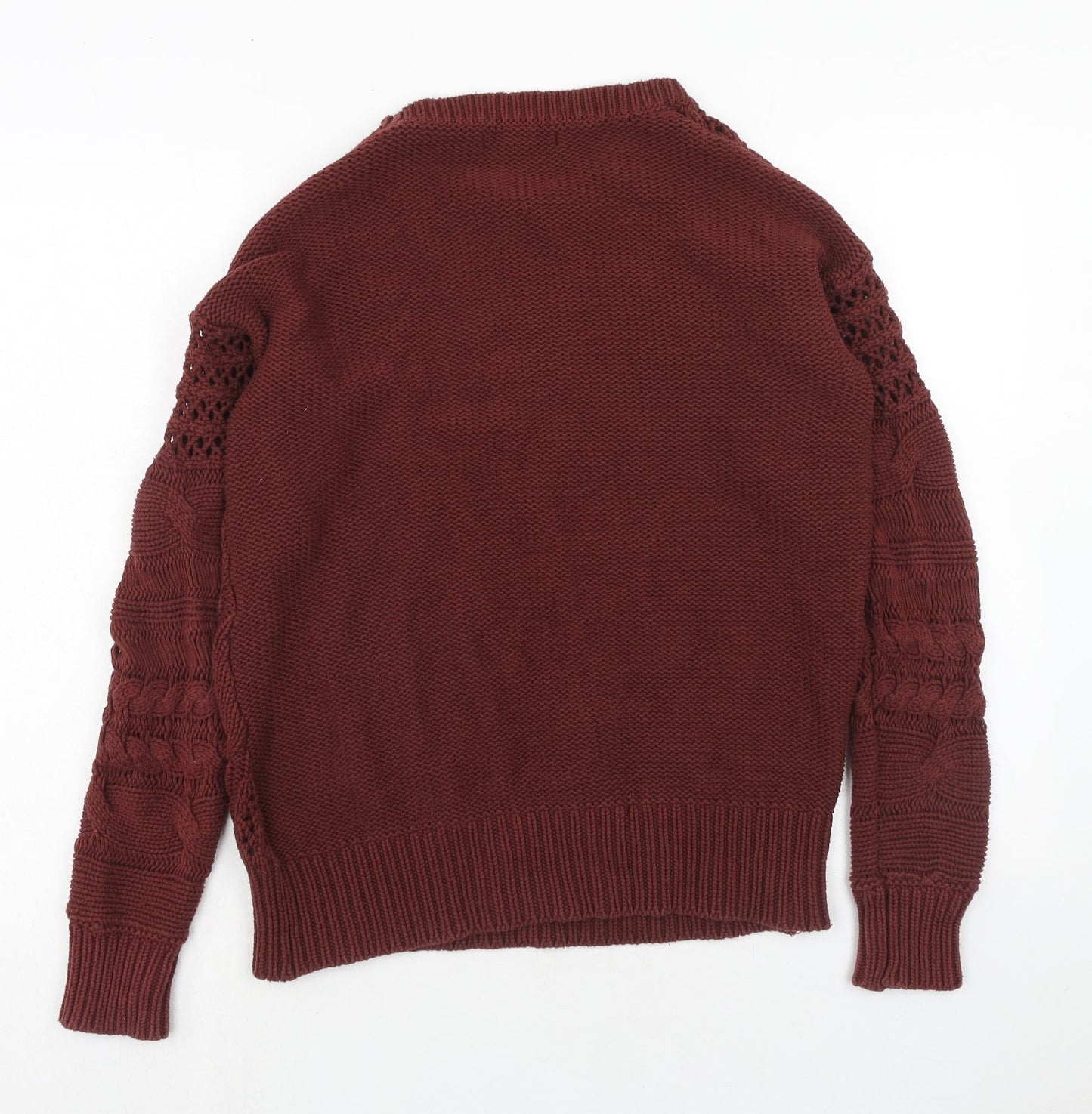 Womens UK Size S NEXT Brown Pullover Jumper