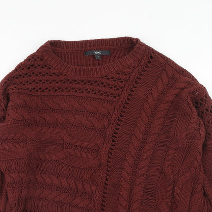 Womens UK Size S NEXT Brown Pullover Jumper
