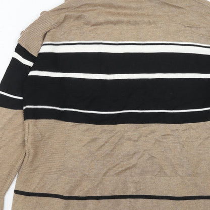 Womens UK Size 12 NEXT Brown Pullover Jumper