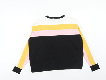 Womens UK Size M New Look Multicoloured Pullover Jumper