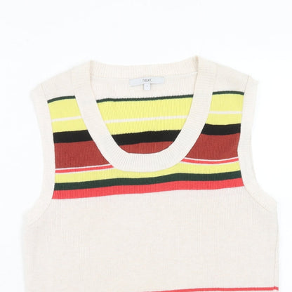 Womens UK Size S NEXT Multicoloured Pullover Jumper