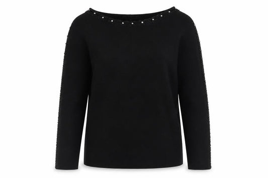 Womens UK Size 10 Sky Designs Black Pullover Jumper