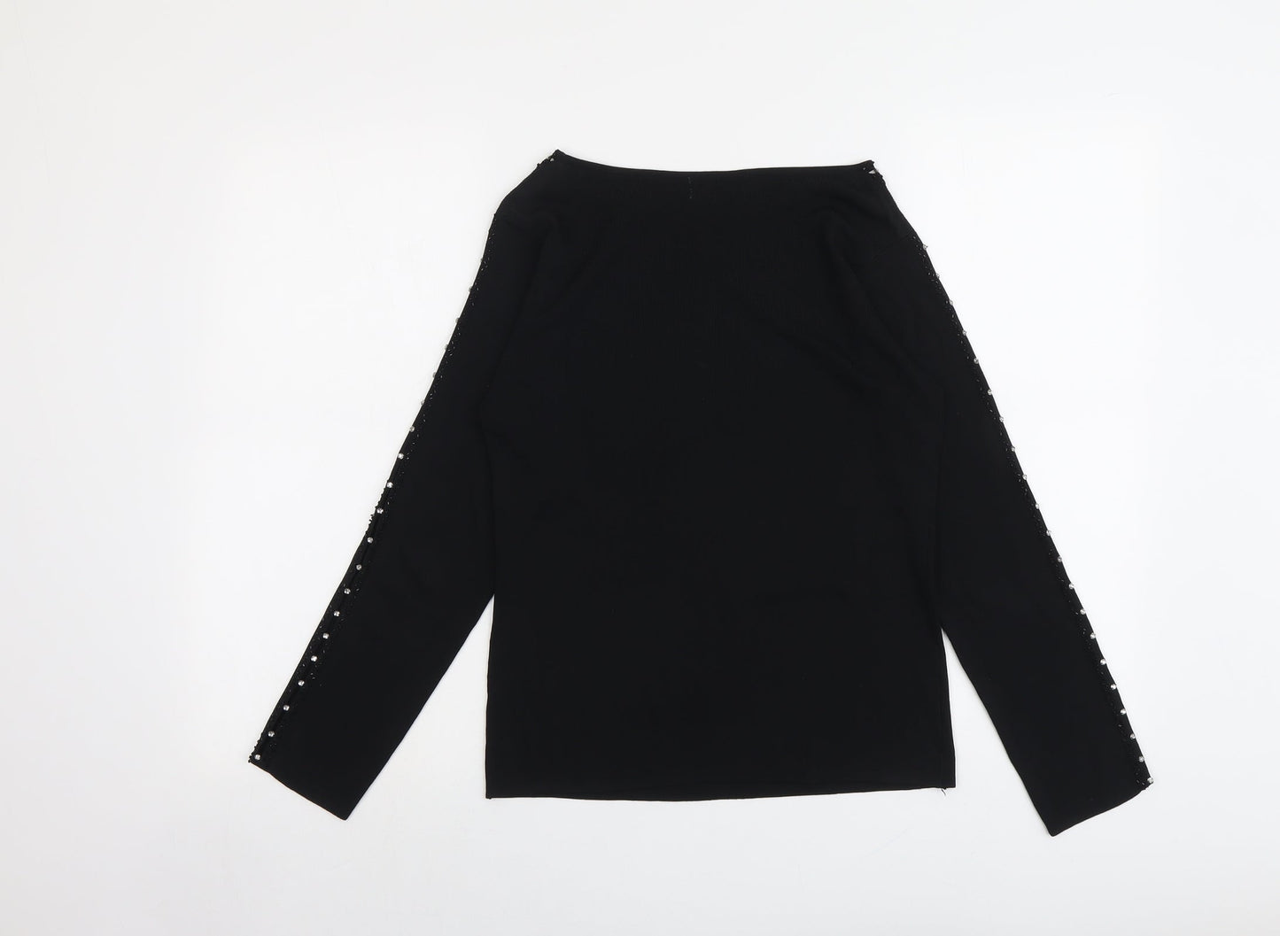 Womens UK Size 10 Sky Designs Black Pullover Jumper