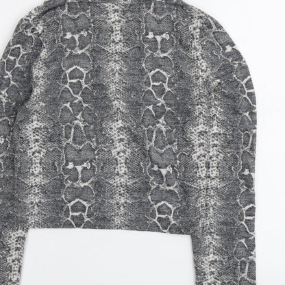 Womens UK Size S Zara Grey Pullover Jumper