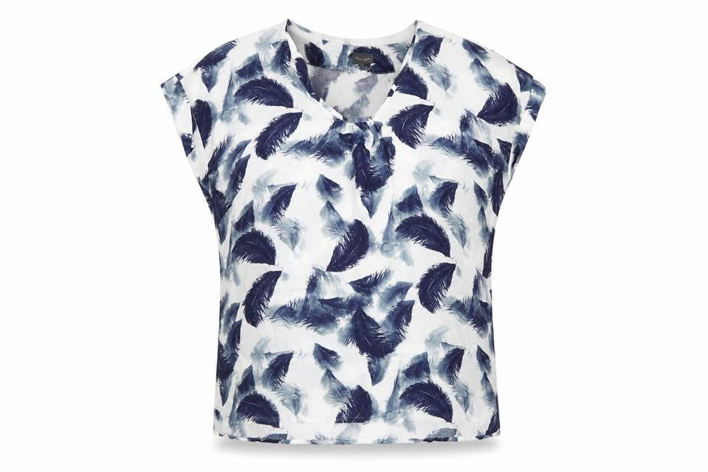 Womens UK Size 14 Phase Eight Blue Basic T-Shirt