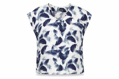 Womens UK Size 14 Phase Eight Blue Basic T-Shirt
