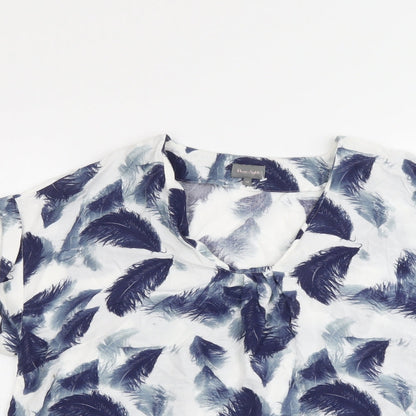 Womens UK Size 14 Phase Eight Blue Basic T-Shirt