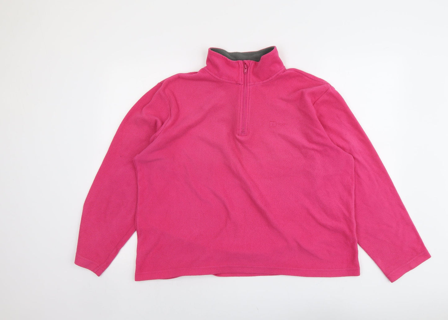 Womens UK Size 16 Hi Gear Pink Pullover Sweatshirt